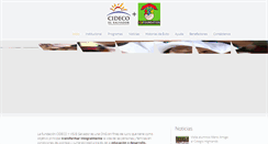 Desktop Screenshot of cideco.org.sv