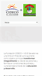 Mobile Screenshot of cideco.org.sv